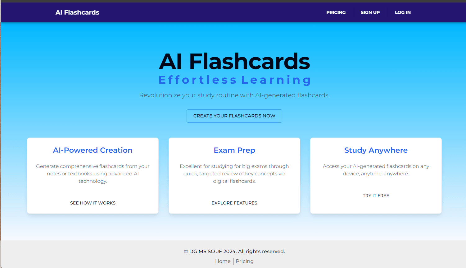 AI Flashcards SaaS